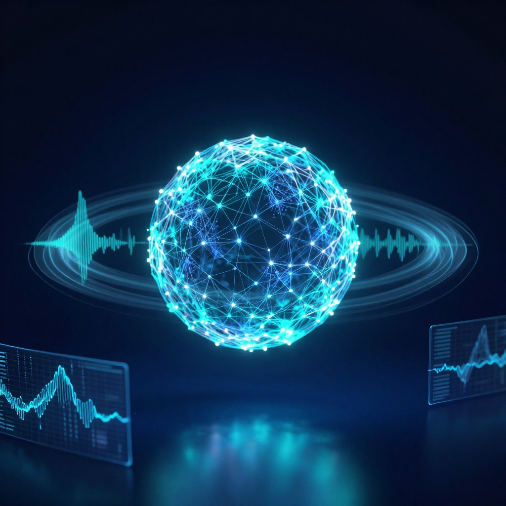 Abstract visualization of a glowing neural network sphere representing Gemini 3.1 Pro's advanced reasoning capabilities