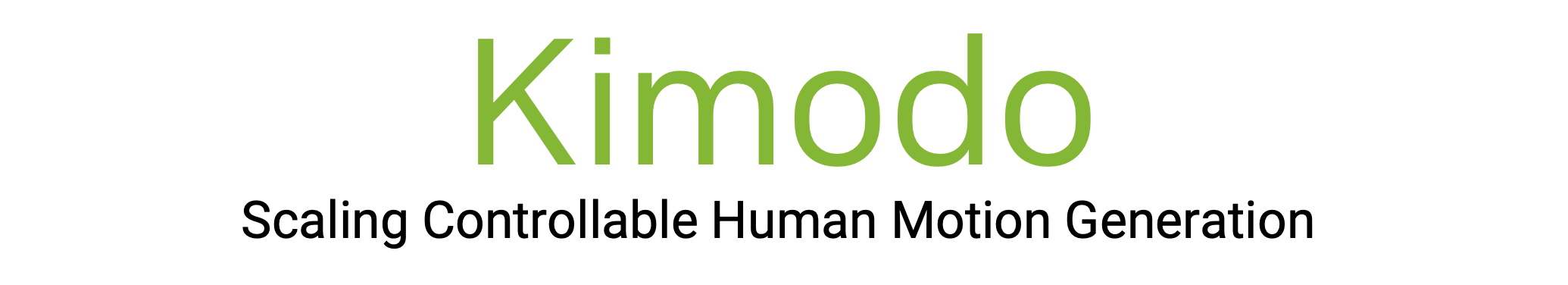 Kimodo project banner from NVIDIA's open-source release