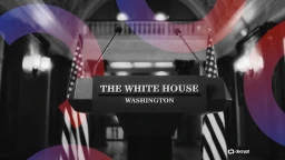 The White House podium, representing the administration's announcement on adversarial distillation