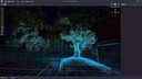 lidar point cloud of a tree
