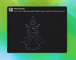 An illustration of multiple cartoon creatures spilling out of a chat window
