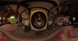 Example of a 3D world generated by World Labs Marble