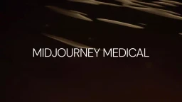 Promotional image accompanying the Midjourney Medical scanner announcement