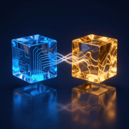 Illustration of a software interface being peeled back to reveal a different model underneath