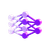 A stylised 3D neural network of purple nodes and connections, the AI section icon