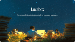 Lucebox optimization hub banner — hand-tuned LLM inference for consumer hardware