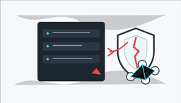Abstract illustration of a malformed host header hitting an AI application gateway