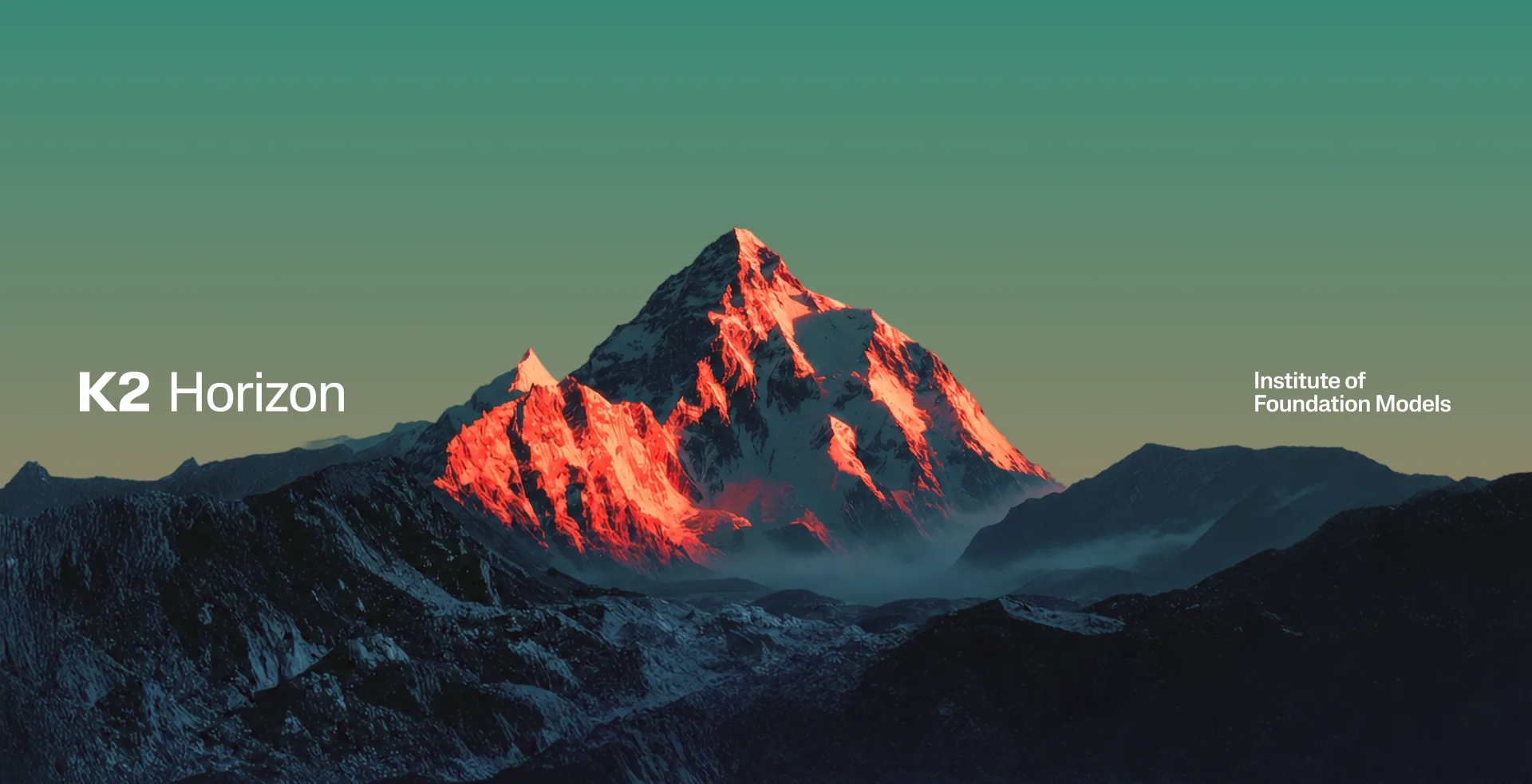 K2 Horizon launch artwork showing a mountain range at sunset